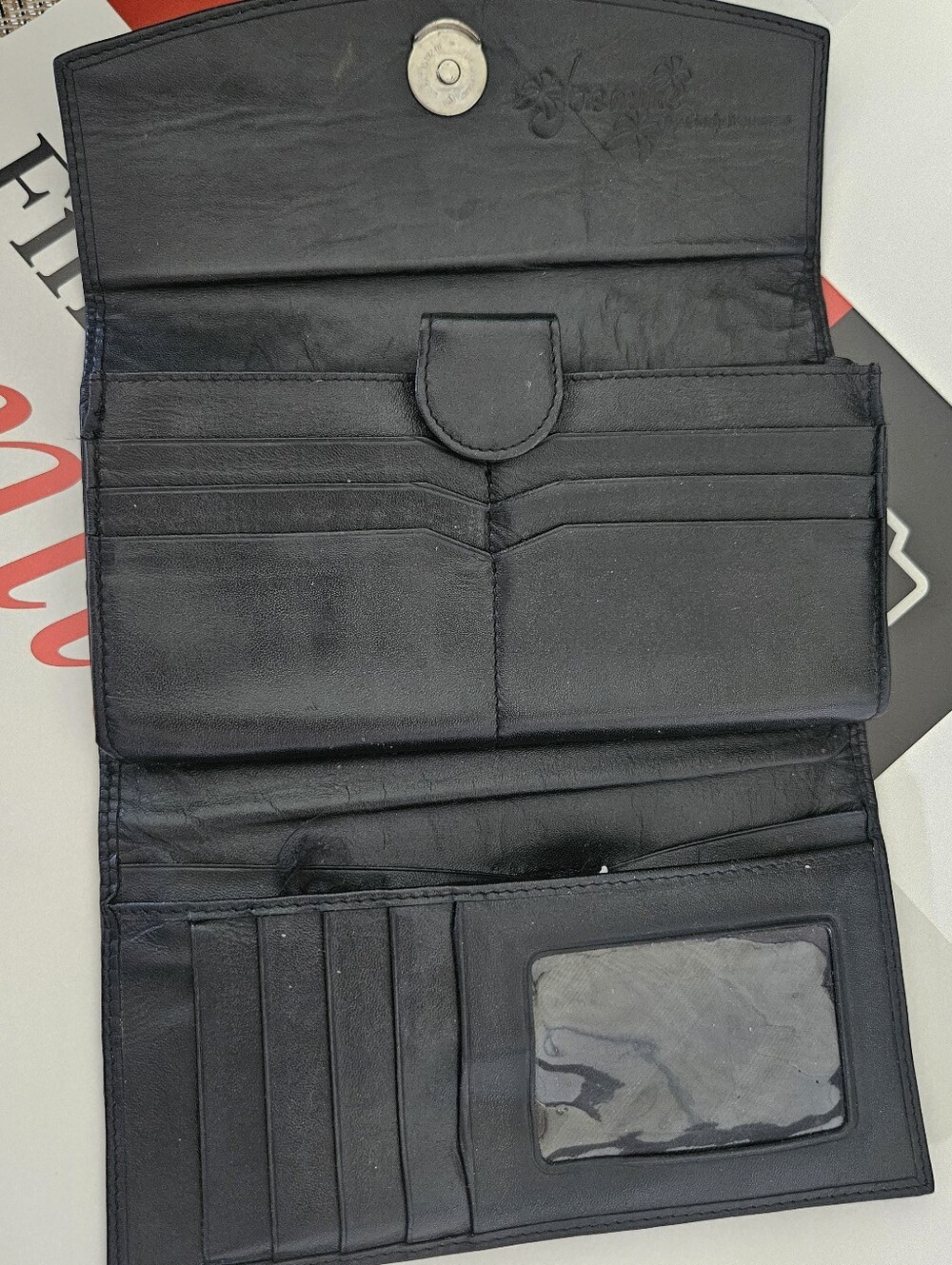 Cindy NEWMAN WALLET, Womens Long Black Wallet, Yasmin Wallet - Picture 9 of 14